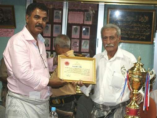 تكريم النعاش في نادي التلال