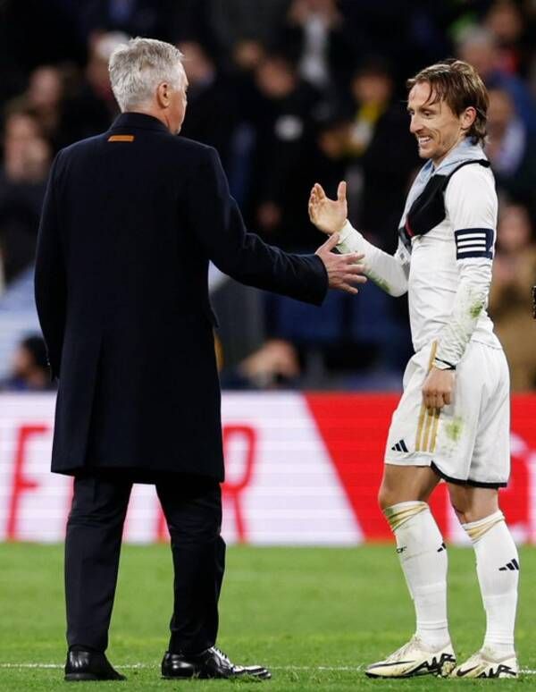 أنشيلوتي ومودريتش