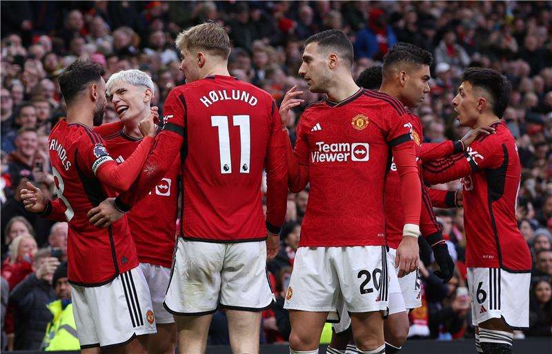 لاعبو مانشستر يونايتد