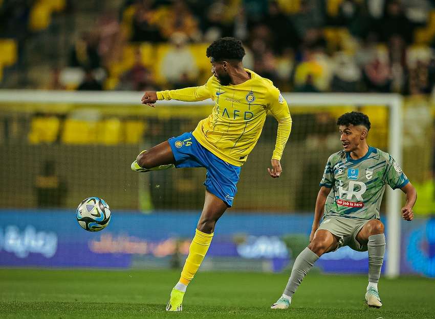 جانب من المباراة