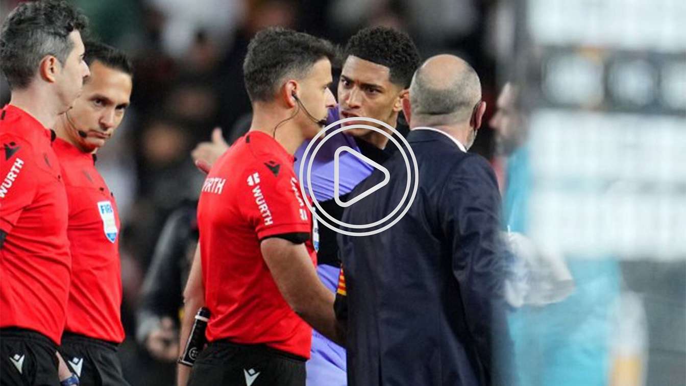 جود بيلينجهام مع الحكم