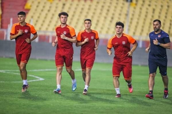 لاعبو منتخب شباب العراق