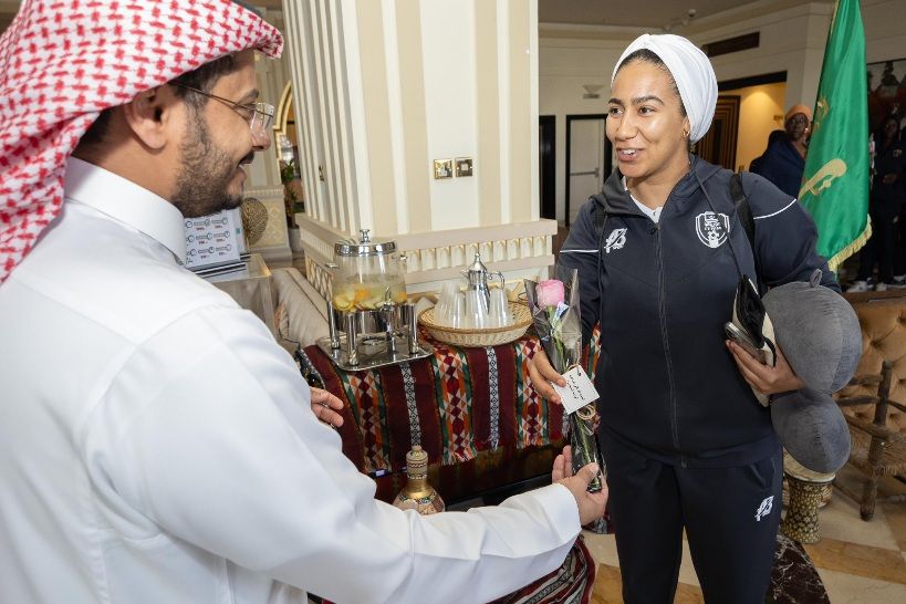 لاعبات منتخب موريتانيا في السعودية