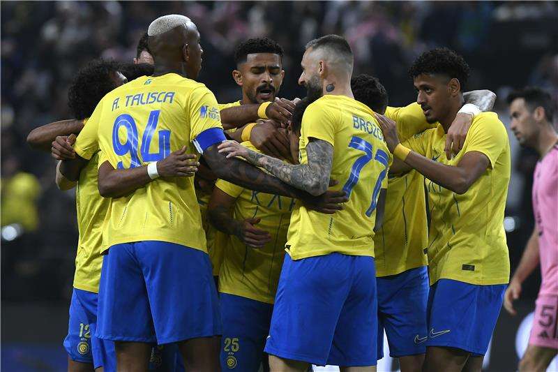 لاعبو النصر السعودي