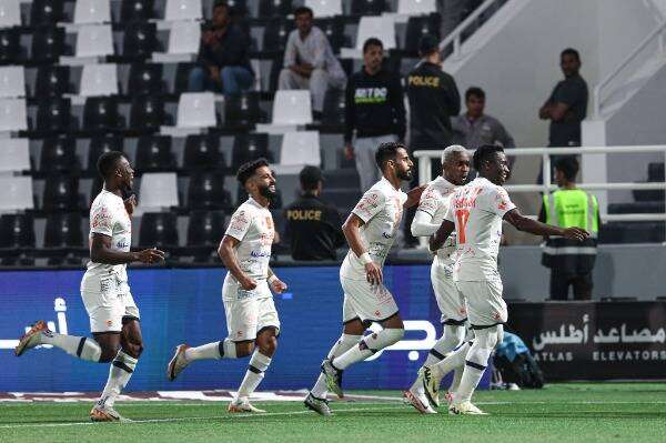 فرحة لاعبي الفيحاء