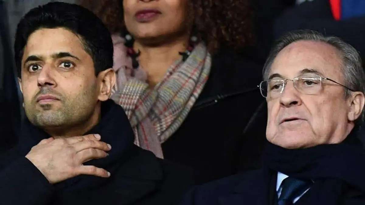 بيريز (رئيس الريال) والخليفي (رئيس سان جيرمان)