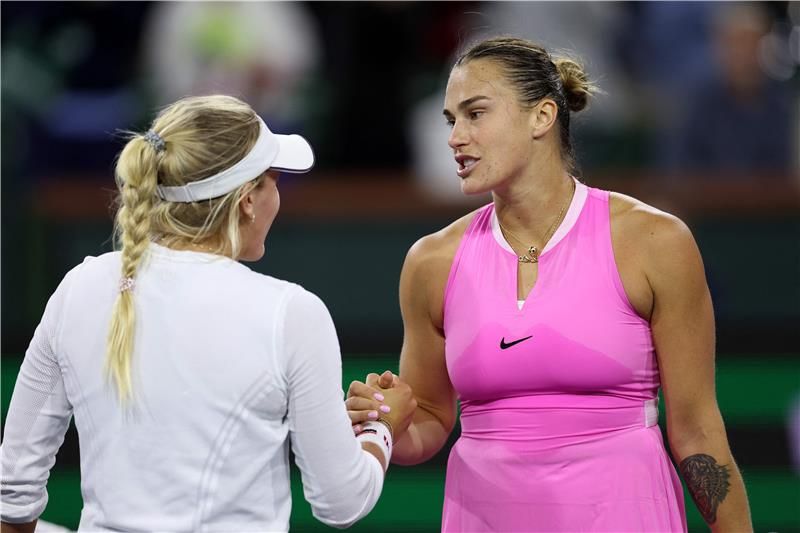 آرينا سابالينكا وبيتون ستيرنز