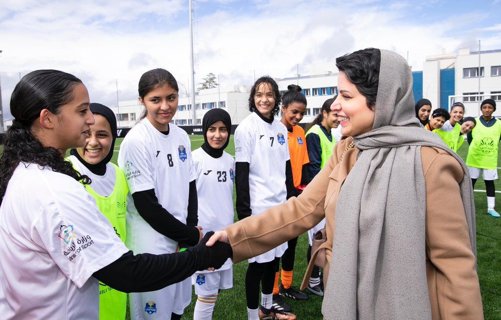 سمو الأميرة هيفاء آل مقرن مع سهير باطوق