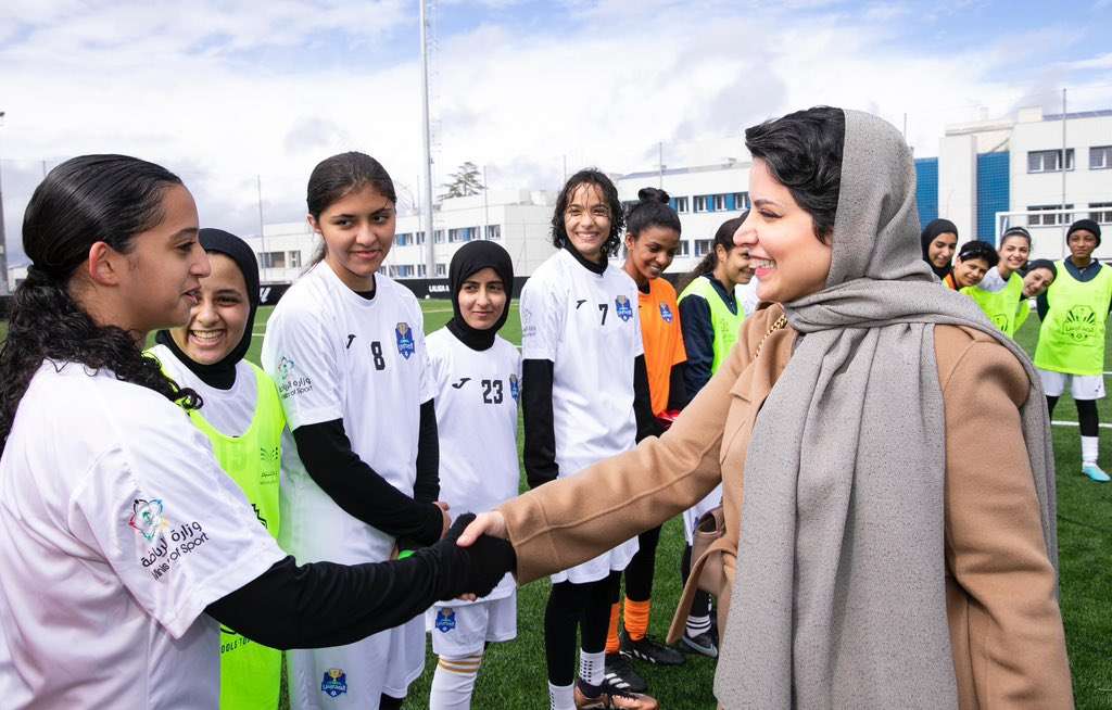 سمو الأميرة هيفاء آل مقرن مع سهير باطوق