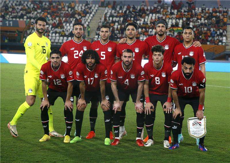 لاعبو منتخب مصر