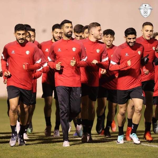لاعبو منتخب الأردن الأولمبي