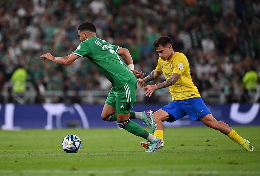 جانب من المباراة