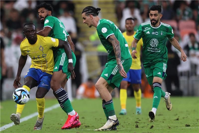 جانب من المباراة