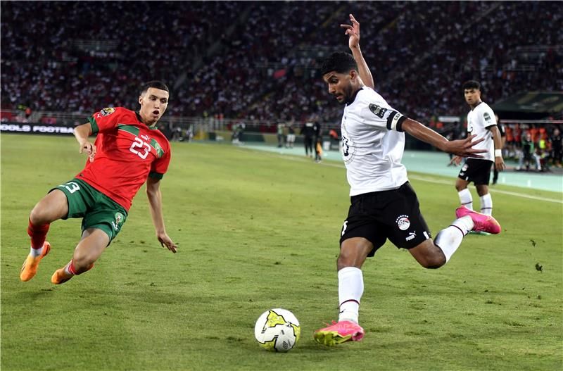 من مواجهة مصر والمغرب بكأس أمم أفريقيا تحت 23 عامًا