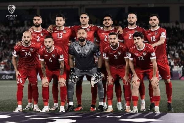 لاعبو منتخب سوريا