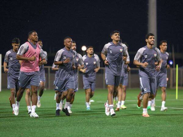 من تدريبات المنتخب