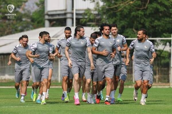 من مران المنتخب السوري