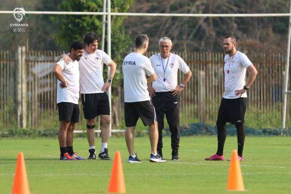 من مران المنتخب السوري