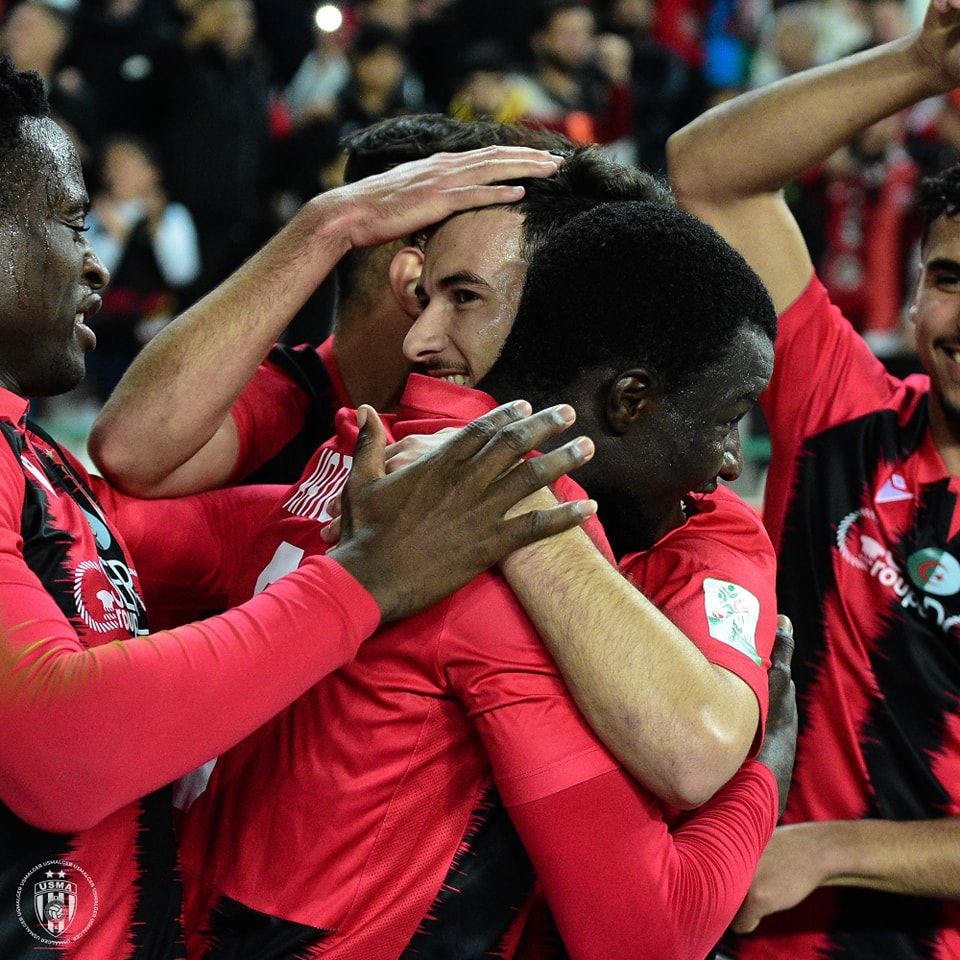 فرحة لاعبي اتحاد الجزائر