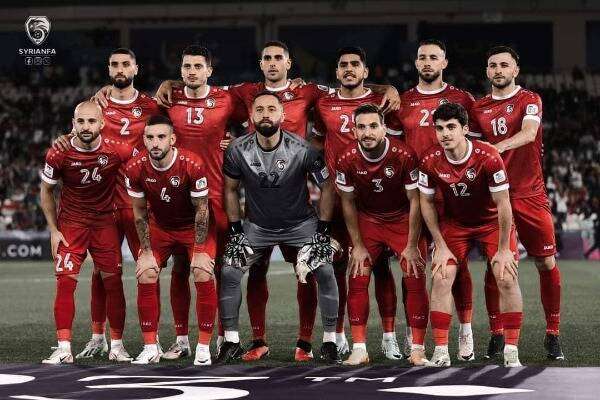 لاعبو منتخب سوريا