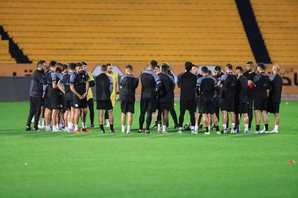 لاعبو منتخب فلسطين