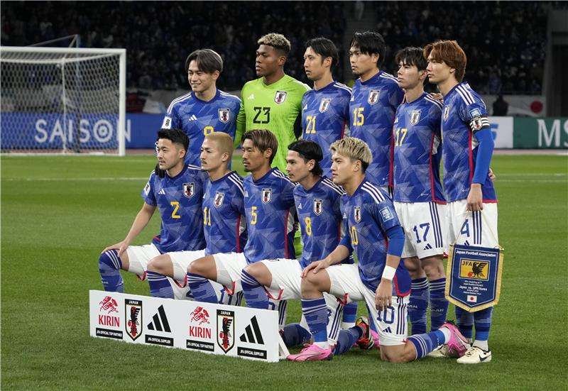 لاعبو منتخب اليابان