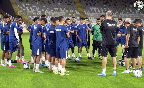 من مران المنتخب اليمني