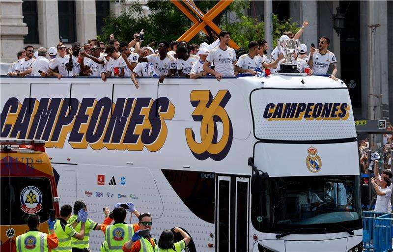 ريال مدريد بطلًا للدوري الإسباني للمرة 36 في تاريخه