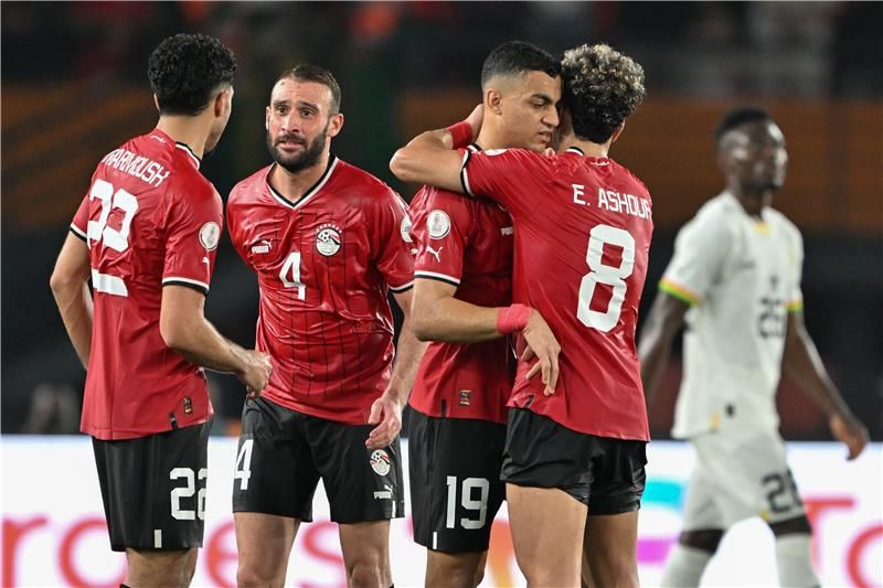 لاعبو منتخب مصر