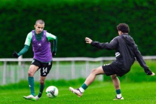 من تدريبات المنتخب