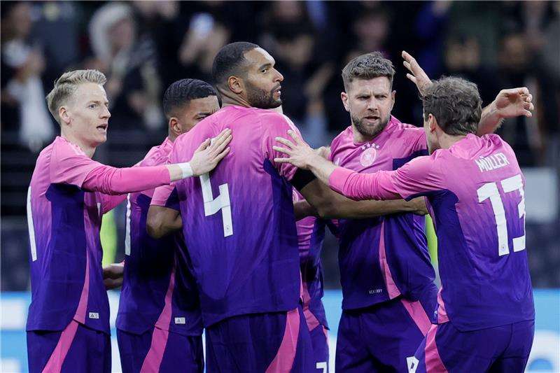 فرحة لاعبي ألمانيا