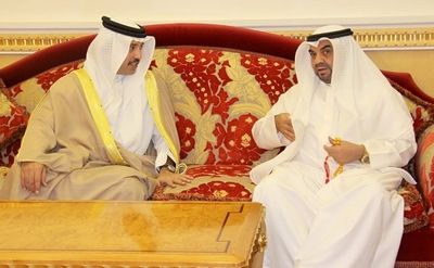 جانب من استقبال عبيد العنزي رئيس البعثة الكويتية