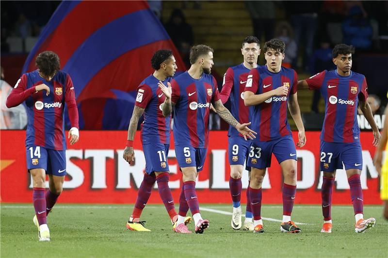 لاعبو برشلونة