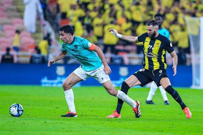 جانب من المباراة