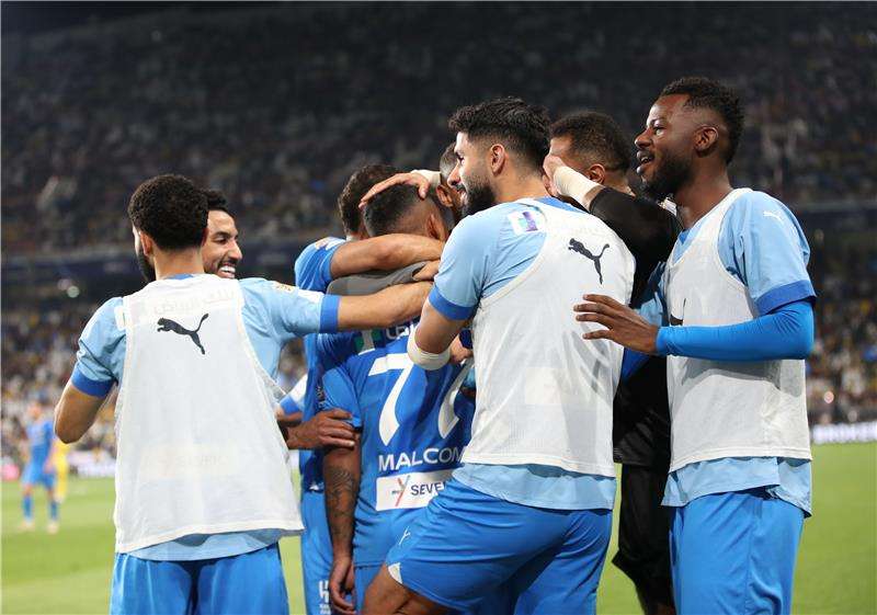 فرحة لاعبى الهلال