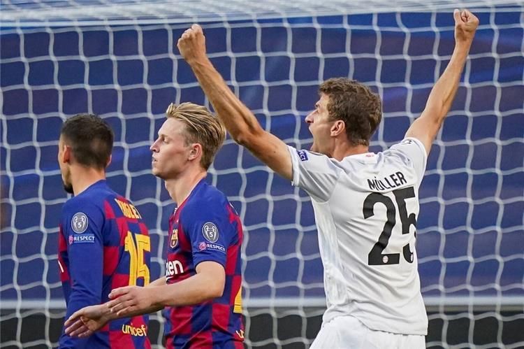 من مباراة سابقة بين برشلونة وبايرن ميونخ