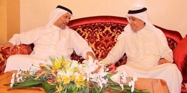 الشيخ سلمان بن ابراهيم مع يوسف السركال