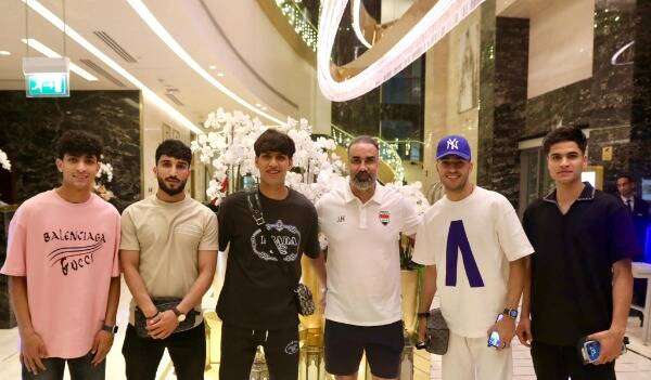 لاعبو المنتخب العراقي