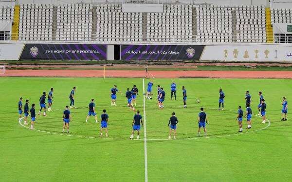 من تدريبات الفريق