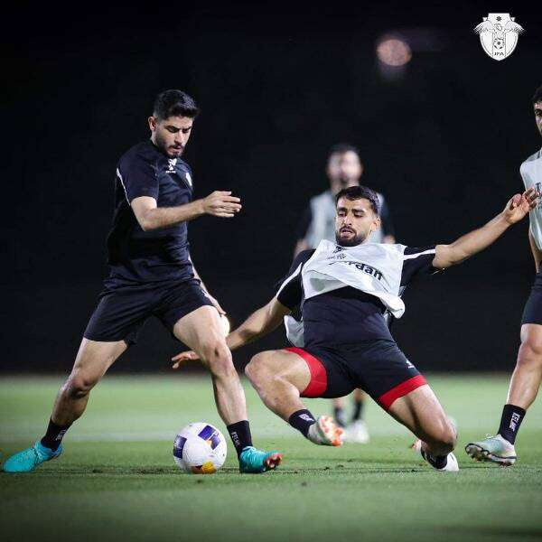 من تدريبات المنتخب