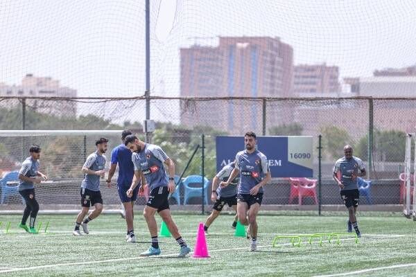 من تدريبات الفريق