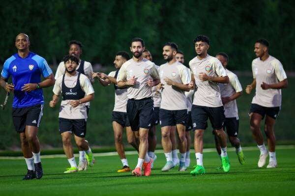 من تدريبات المنتخب