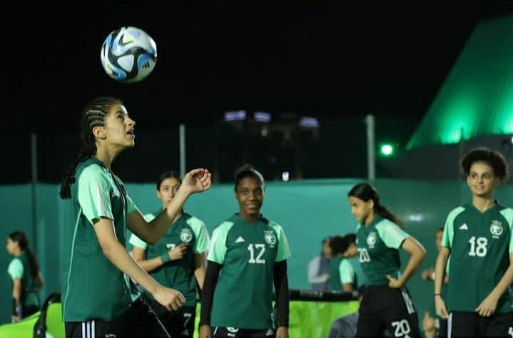 المنتخب السعودي للناشئات في معسكر الدمام