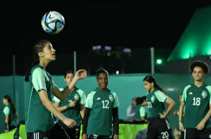 المنتخب السعودي للناشئات في معسكر الدمام
