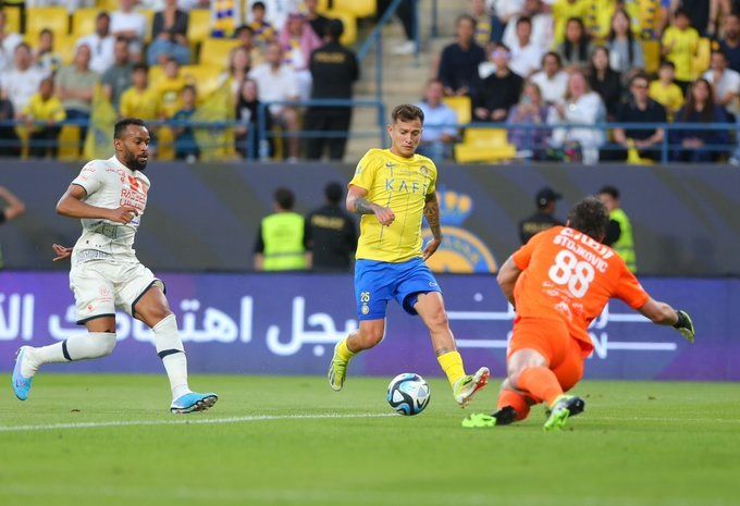 من المباراة