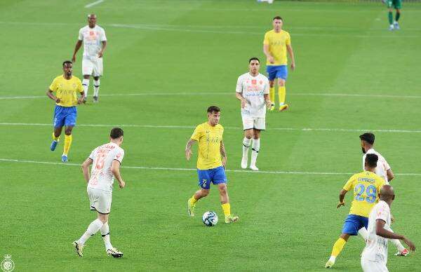 جانب من المباراة