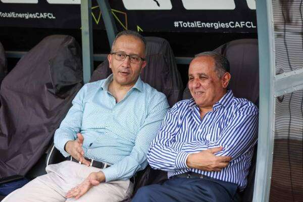 رئيس بعثة الأهلي وسفير مصر بالكونغو