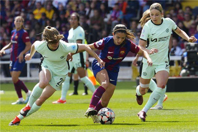 جانب من المباراة