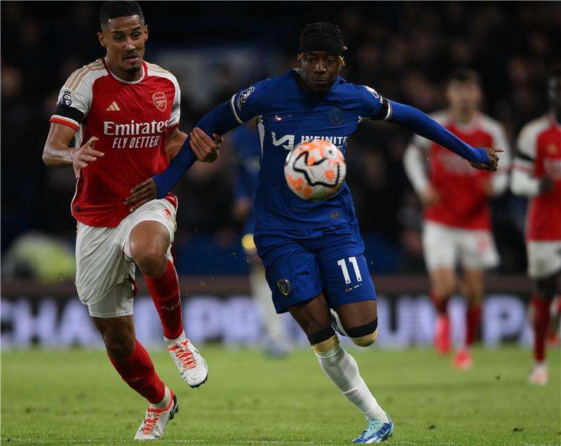 من مباراة سابقة بين تشيلسي و أرسنال