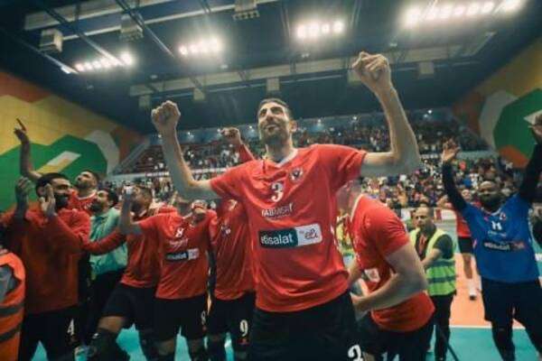 فرحة لاعبي الأهلي